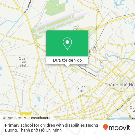 Bản đồ Primary school for children with disabilities Huong Duong