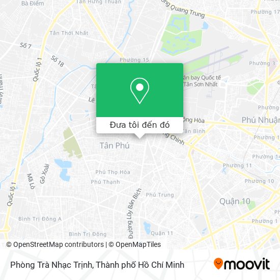 Bản đồ Phòng Trà Nhạc Trịnh