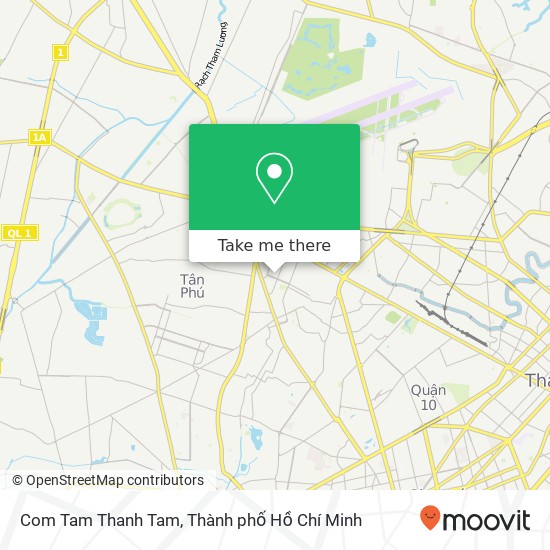 Bản đồ Com Tam Thanh Tam
