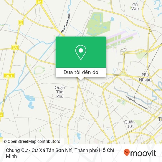 Bản đồ Chung Cư - Cư Xá Tân Sơn Nhì