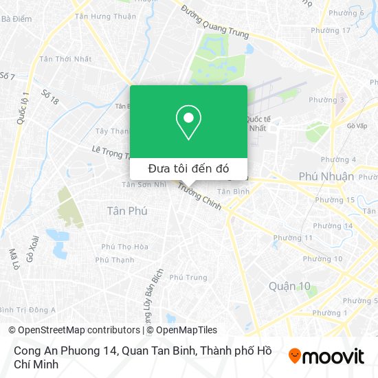 Bản đồ Cong An Phuong 14, Quan Tan Binh
