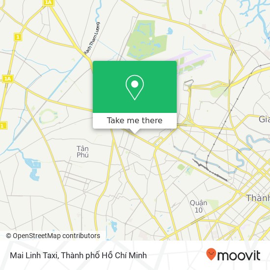 Bản đồ Mai Linh Taxi