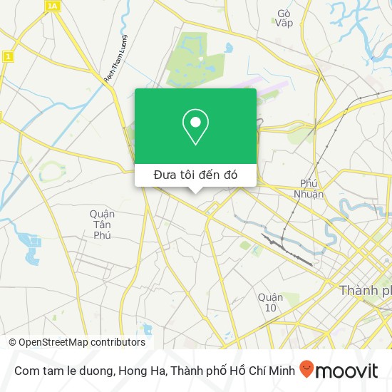 Bản đồ Com tam le duong,  Hong Ha