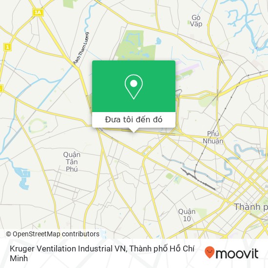 Bản đồ Kruger Ventilation Industrial VN