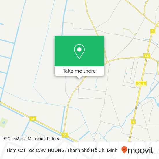 Bản đồ Tiem Cat Toc CAM HUONG