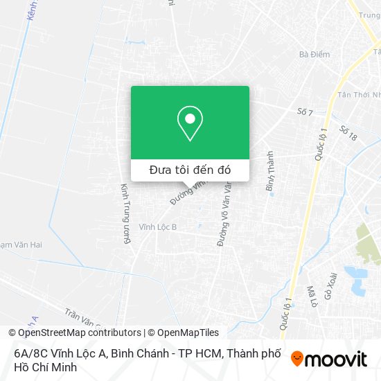 Bản đồ 6A / 8C Vĩnh Lộc A, Bình Chánh - TP HCM