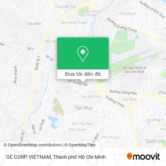 Bản đồ GE CORP. VIETNAM