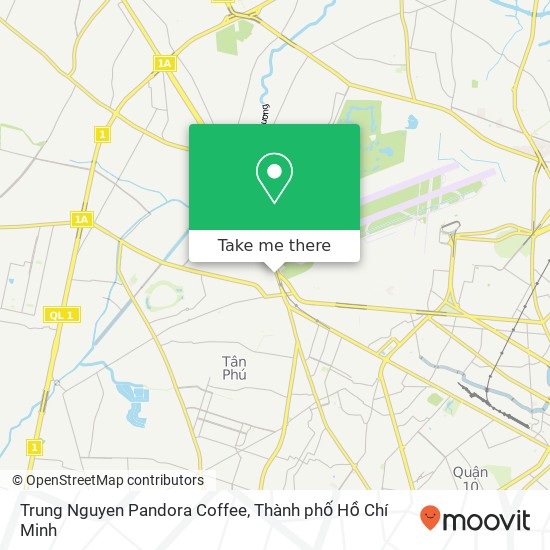 Bản đồ Trung Nguyen Pandora Coffee