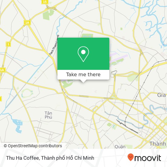 Bản đồ Thu Ha Coffee