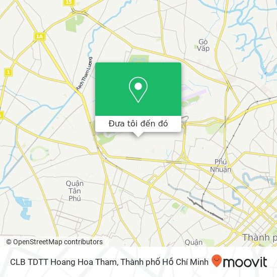 Bản đồ CLB TDTT Hoang Hoa Tham