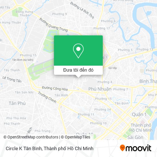 Bản đồ Circle K Tân Bình