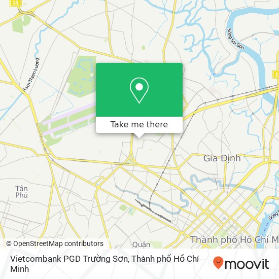 Bản đồ Vietcombank PGD Trường Sơn