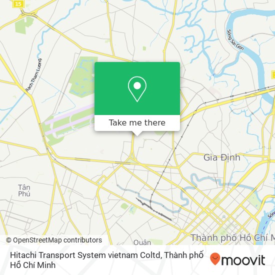 Bản đồ Hitachi Transport System vietnam Coltd