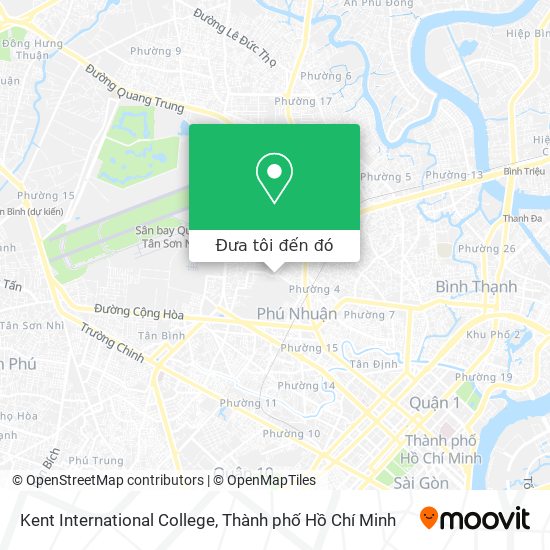 Bản đồ Kent International College