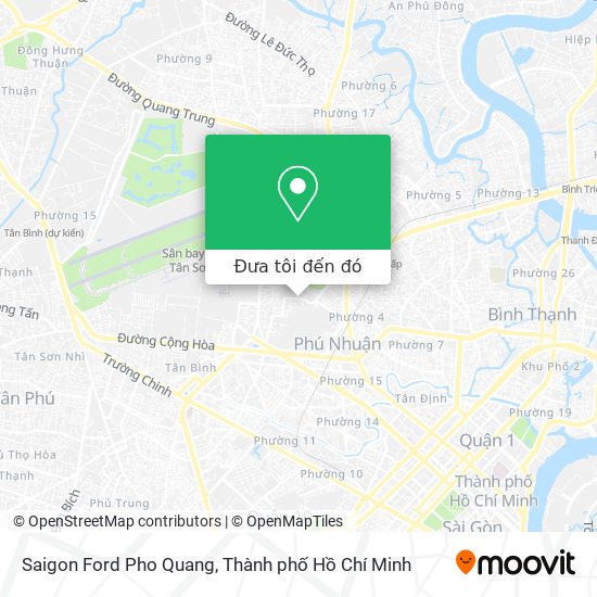 Bản đồ Saigon Ford Pho Quang