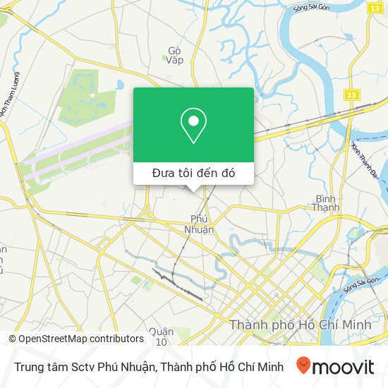 Bản đồ Trung tâm Sctv Phú Nhuận