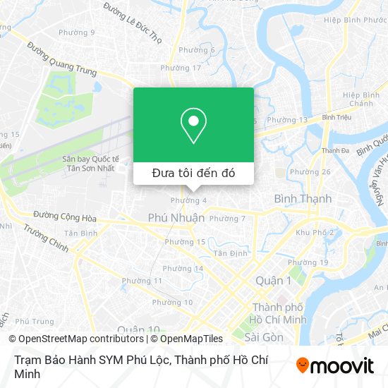 Bản đồ Trạm Bảo Hành SYM Phú Lộc