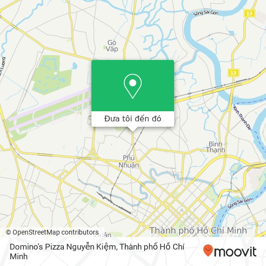 Bản đồ Domino's Pizza Nguyễn Kiệm