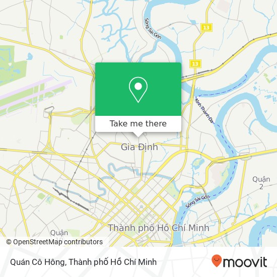 Bản đồ Quán Cô Hông