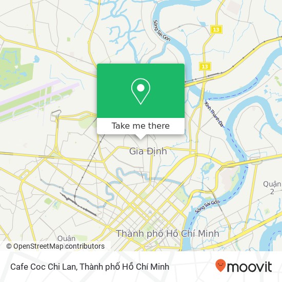 Bản đồ Cafe Coc Chi Lan
