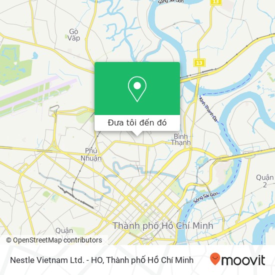Bản đồ Nestle Vietnam Ltd. - HO