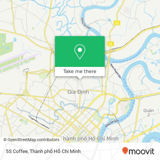 Bản đồ 5S Coffee