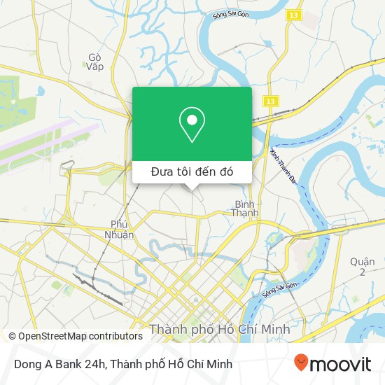 Bản đồ Dong A Bank 24h