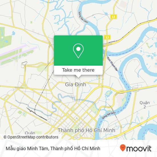 Bản đồ Mẫu giáo Minh Tâm