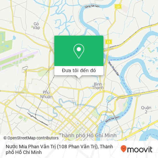 Bản đồ Nước Mía Phan Văn Trị (108 Phan Văn Trị)