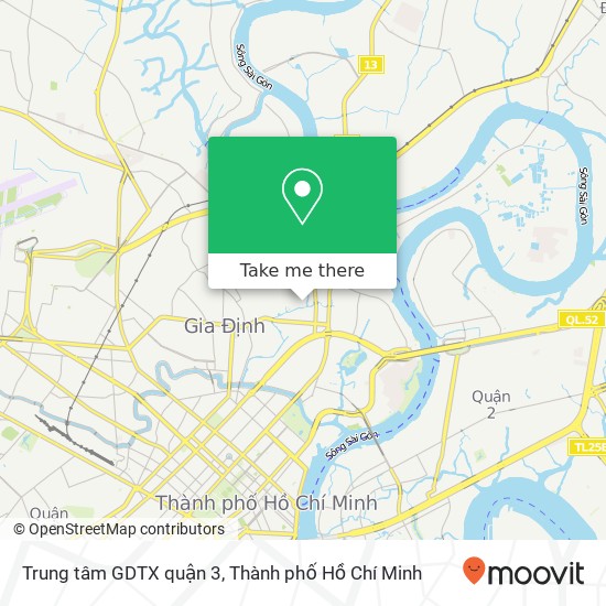 Bản đồ Trung tâm GDTX quận 3