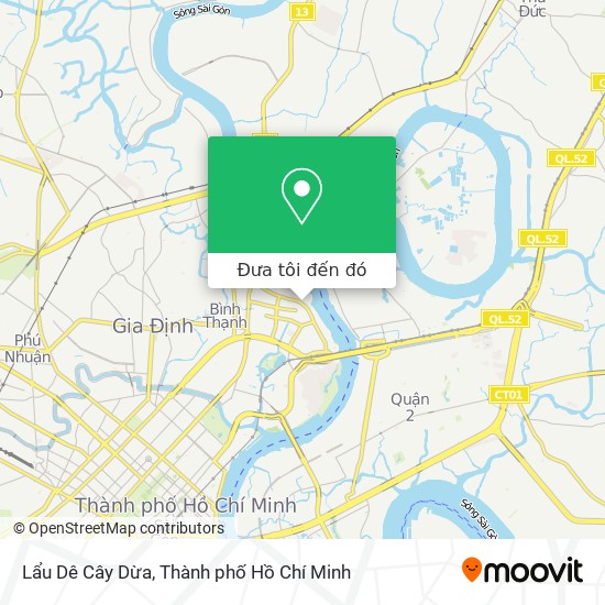 Bản đồ Lẩu Dê Cây Dừa