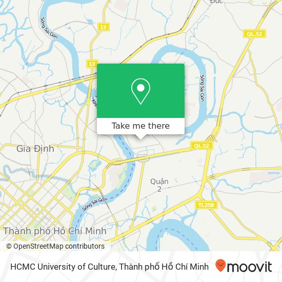 Bản đồ HCMC University of Culture