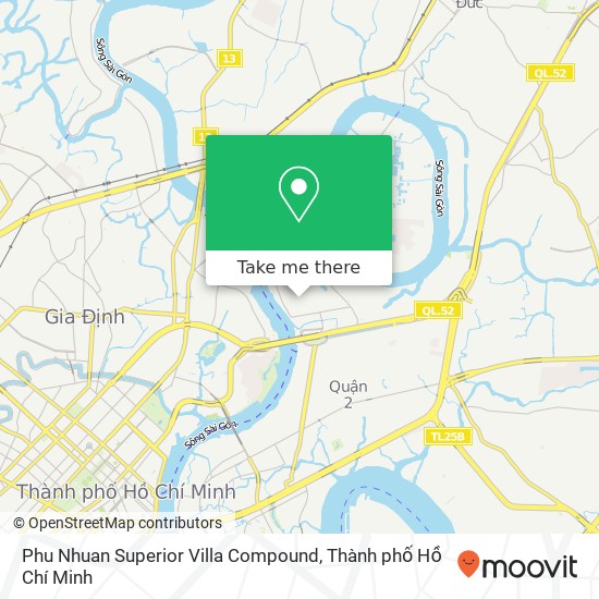Bản đồ Phu Nhuan Superior Villa Compound