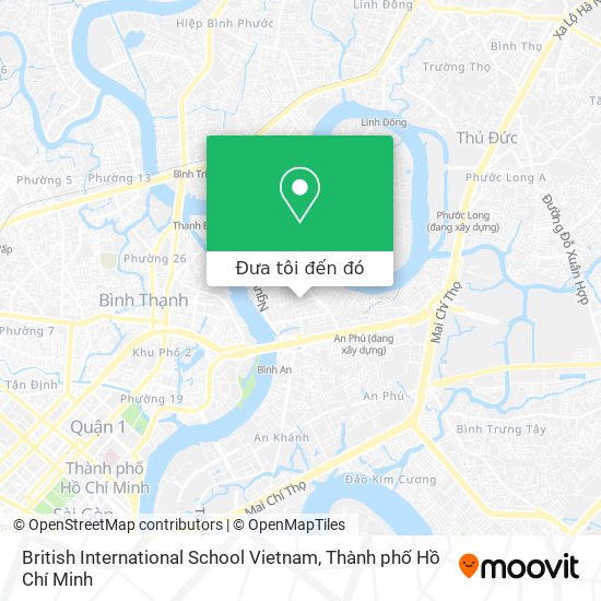 Bản đồ British International School Vietnam