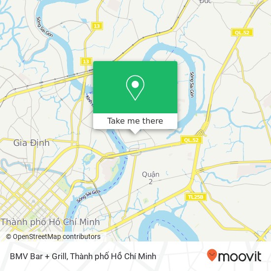 Bản đồ BMV Bar + Grill