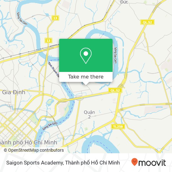 Bản đồ Saigon Sports Academy