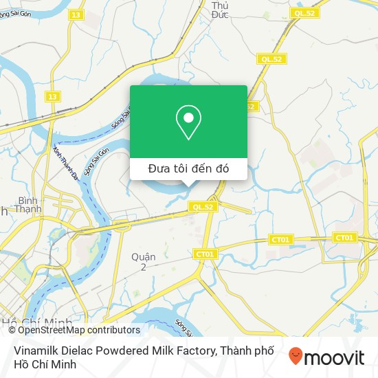 Bản đồ Vinamilk Dielac Powdered Milk Factory