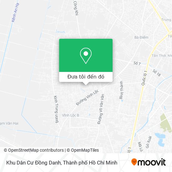 Bản đồ Khu Dân Cư Đồng Danh
