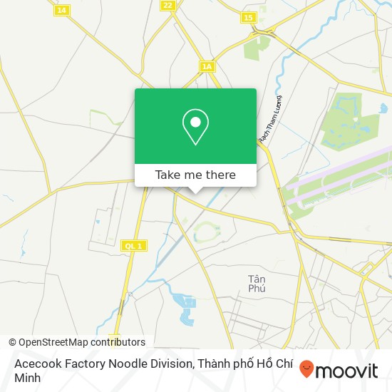 Bản đồ Acecook Factory Noodle Division