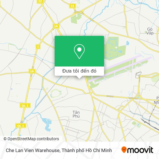 Bản đồ Che Lan Vien Warehouse