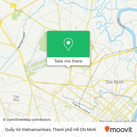 Bản đồ Quầy Vé Vietnamairlines