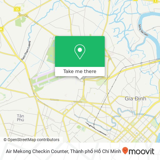 Bản đồ Air Mekong Checkin Counter