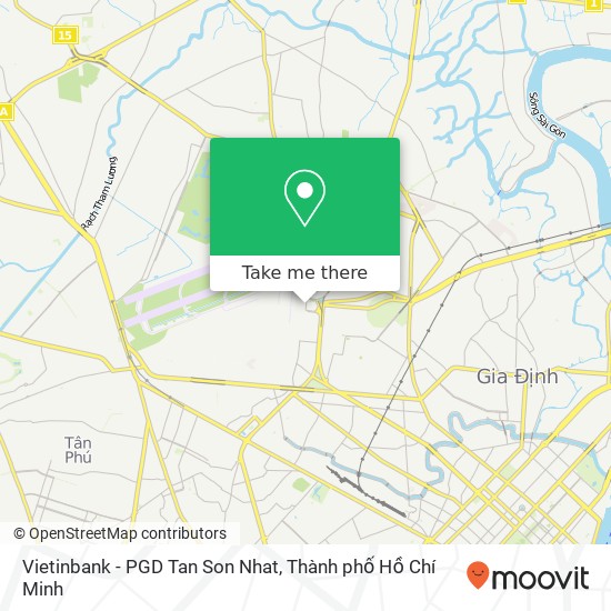 Bản đồ Vietinbank - PGD Tan Son Nhat