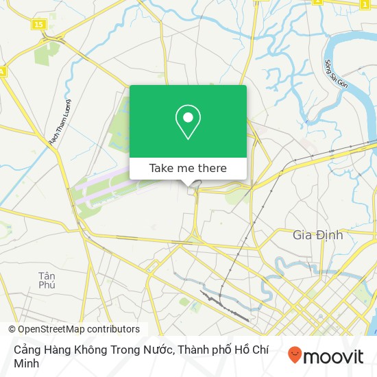 Bản đồ Cảng Hàng Không Trong Nước