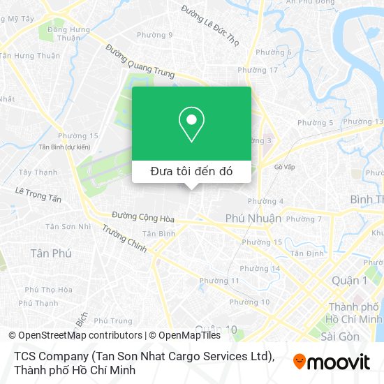 Bản đồ TCS Company (Tan Son Nhat Cargo Services Ltd)