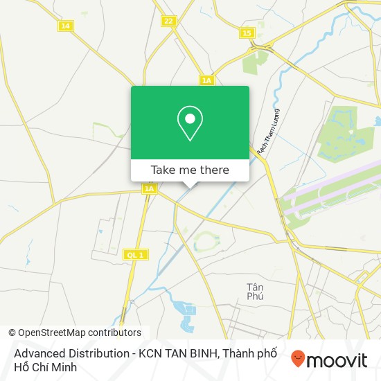 Bản đồ Advanced Distribution - KCN TAN BINH