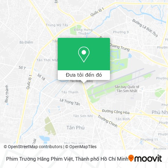 Bản đồ Phim Trường Hãng Phim Việt