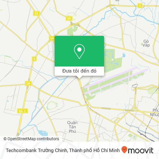 Bản đồ Techcombank Trường Chinh