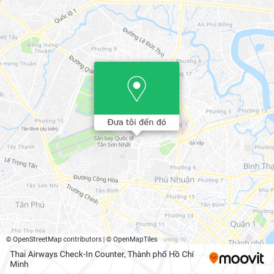 Bản đồ Thai Airways Check-In Counter