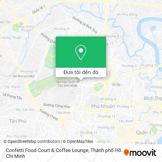 Bản đồ Confetti Food Court & Coffee Lounge